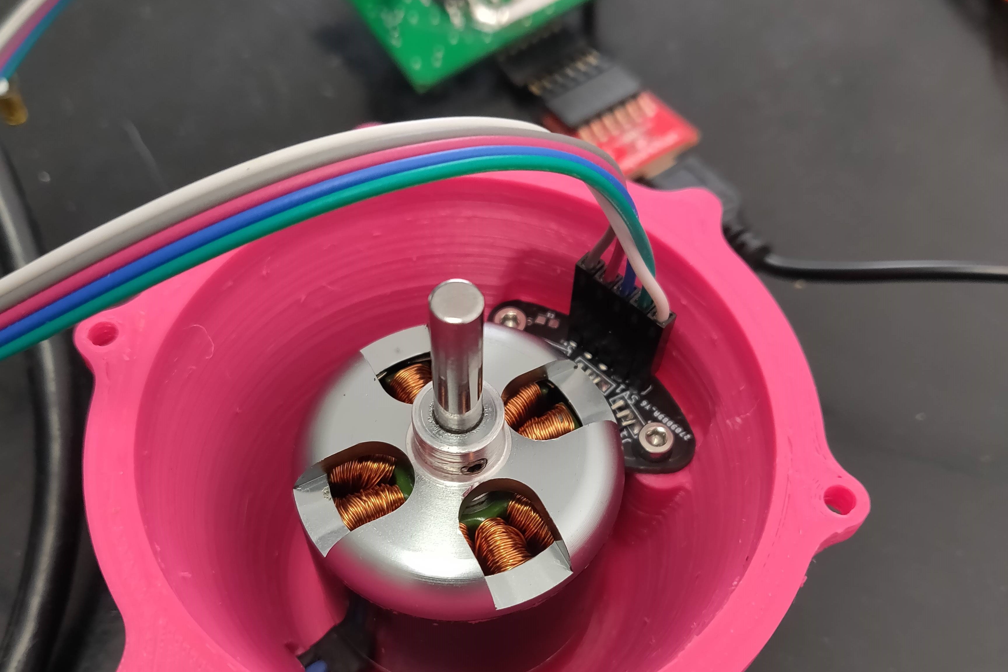 Booster motor in 3D printed end cap
